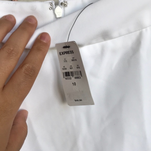 Express White Mini Skirt - Picture 5 of 6